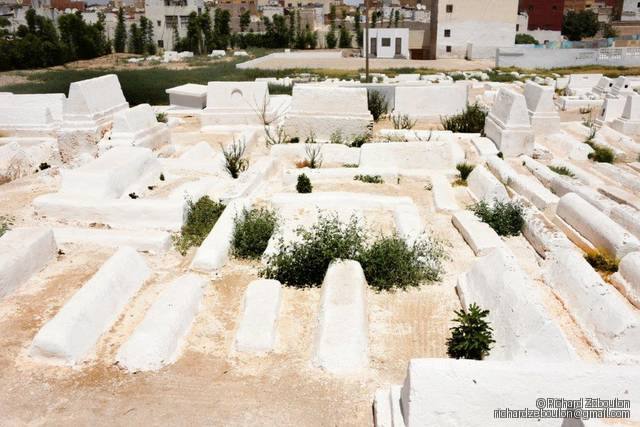 maroc meknes cimetiere juif ancien tombes ZBL 9951