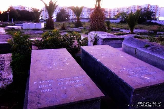 maroc sale cimetiere juif tombe el koury ZBL 7372